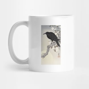 Crow and Full Moon by Ohara Koson Mug